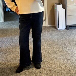 Good American High Waist Wide Leg Jeans